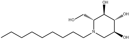 N-(n-Nonyl)deoxynojirimycin 结构式