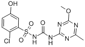 CHLORSULFURON-5-HYDROXY 结构式