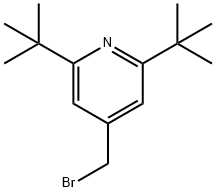 4-(溴甲基)-2,6-二(叔丁基)吡啶 结构式