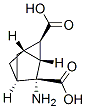 Tricyclo[2.2.1.02,6]heptane-1,3-dicarboxylic acid, 3-amino-, (1S,2R,3R,4S,6S)- (9CI) 结构式