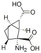 Tricyclo[2.2.1.02,6]heptane-1,3-dicarboxylic acid, 3-amino-, (1R,2S,3R,4R,6R)- (9CI) 结构式
