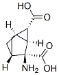 Tricyclo[2.2.1.02,6]heptane-1,3-dicarboxylic acid, 3-amino-, (1R,2S,3S,4R,6R)- (9CI) 结构式
