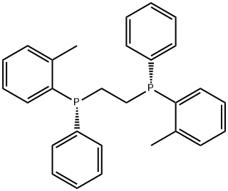 1,2-双((R)-苯基(邻甲苯基)膦基)乙烷 结构式