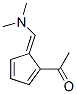 Ethanone, 1-[5-[(dimethylamino)methylene]-1,3-cyclopentadien-1-yl]-, (E)- 结构式