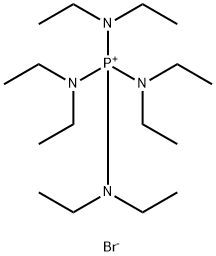 四-(二乙胺基)溴化磷 结构式