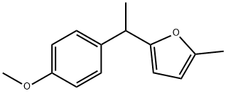 Furan, 2-[1-(4-methoxyphenyl)ethyl]-5-methyl- (9CI) 结构式