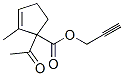 2-Cyclopentene-1-carboxylicacid,1-acetyl-2-methyl-,2-propynylester(9CI) 结构式