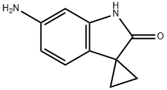 6'-氨基螺[环丙烷-1,3'-二氢吲哚]-2'-酮 结构式