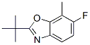 Benzoxazole, 2-(1,1-dimethylethyl)-6-fluoro-7-methyl- (9CI) 结构式