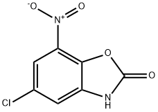 5-氯-7-硝基苯并[D]噁唑-2(3H)-酮 结构式