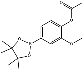 4-乙氧基-3-甲氧基苯基硼酸频那醇酯 结构式