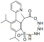1-(2,4,6-triisopropylbenzenesulfonyl)-5-(pyridin-2-yl)tetrazolide 结构式