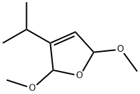 Furan, 2,5-dihydro-2,5-dimethoxy-3-(1-methylethyl)- (9CI) 结构式