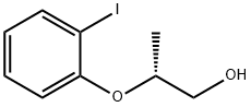 (2R)-2-(2-碘苯氧基)-1-丙醇 结构式