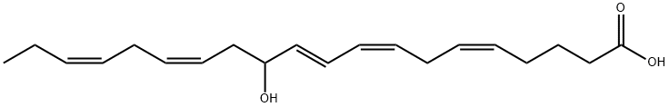 (+/-)-12-HYDROXY-5Z,8Z,10E,14Z,17Z-EICOSAPENTAENOIC ACID 结构式