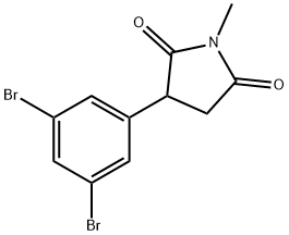 3,5-dibromophenylsuccinic acid N-methylimide 结构式