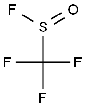 Trifluoromethanesulfinyl fluoride 结构式