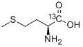 L-甲硫氨酸-1-13C 结构式