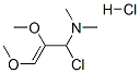 1-chloro-2,3-dimethoxy-N,N-dimethylallylamine hydrochloride 结构式