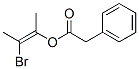 3-bromo-2-buten-2-yl phenylacetate 结构式