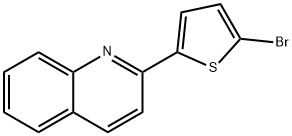 2-(5-BROMO-2-THIENYL)QUINOLINE 结构式