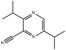 Pyrazinecarbonitrile, 3,6-bis(1-methylethyl)- (9CI) 结构式