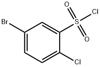 5-溴-2-氯苯磺酰氯 结构式