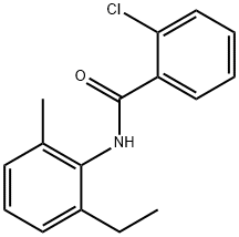 2-chloro-N-(2-ethyl-6-methylphenyl)benzamide 结构式