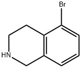 5-溴-1,2,3,4-四氢异喹啉盐酸盐 结构式