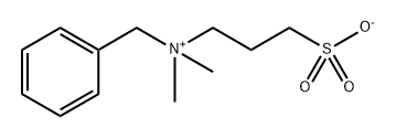 3-(苄基二甲基铵基)丙烷基磺酸 结构式