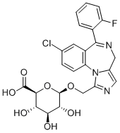 1'-羟基咪唑类Β-D-葡萄糖醛酸苷 结构式