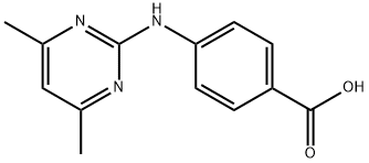N-(4,6-二甲基嘧啶-2-基)-4-氨苯甲酸 结构式