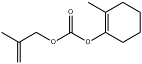 Carbonic acid, 2-methyl-1-cyclohexen-1-yl 2-methyl-2-propenyl ester (9CI) 结构式