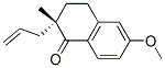 1(2H)-Naphthalenone,3,4-dihydro-6-methoxy-2-methyl-2-(2-propenyl)-,(2S)-(9CI) 结构式