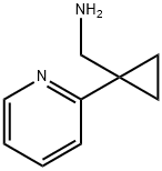 (1-(吡啶-2-基)环丙基)甲胺 结构式