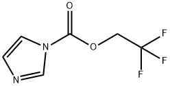 N-(2,2,2-trifluoroethoxycarbonyl)imidazole 结构式