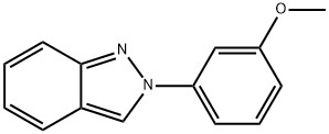 2-(3-Methoxyphenyl)-2H-indazole 结构式