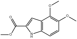 4,5-二甲氧基-1H-吲哚-2-羧酸甲酯 结构式