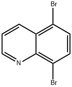 5,8-二溴喹啉 结构式