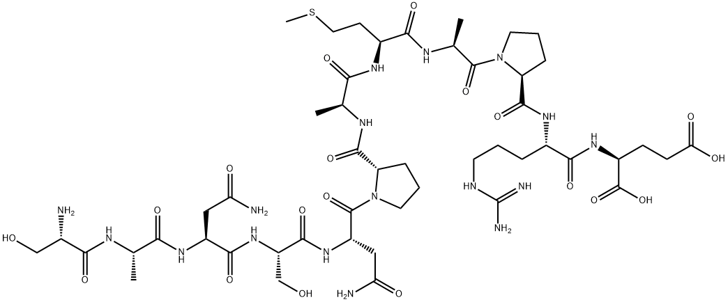 生长抑素 28-(1-12) 结构式