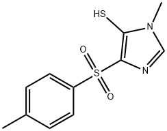 1-METHYL-4-TOSYLIMIDAZOLE-5-THIOL 结构式