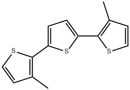 3,3''-DIMETHYL-2,2',5',2''-TERTHIOPHENE 结构式