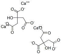 无水柠檬酸钙 结构式