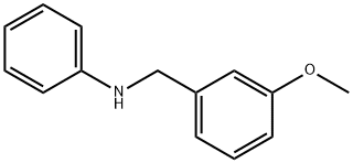 3-甲氧基-N-苯基苄胺 结构式