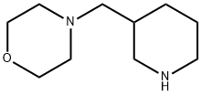 4-(哌啶-3-基甲基)吗啉 结构式
