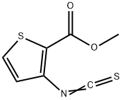 3-异硫氰基噻吩-2-羧酸甲酯 结构式