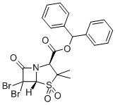 BENZHYDRYL 6,6-DIBROMOPENICILLINATE SULFONE 结构式