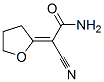 Acetamide,  2-cyano-2-(dihydro-2(3H)-furanylidene)- 结构式