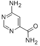 6-氨基嘧啶-4-甲酰胺 结构式