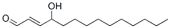 4-hydroxy-2-tetradecenal 结构式